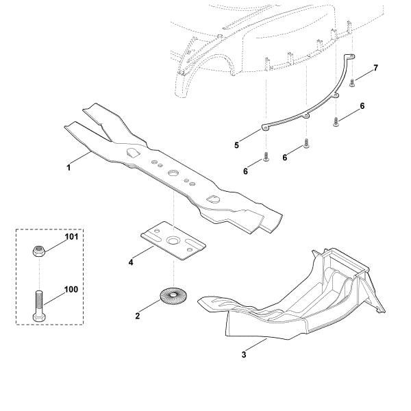 Imagem de A - Kit de mulching Kit 655