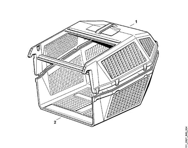 MB MB 140 D - Cesta de recolha de relva da marca Viking