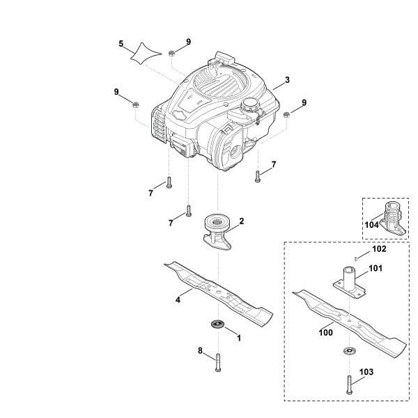 Imagem de D - Motor, lamina MB 248.3