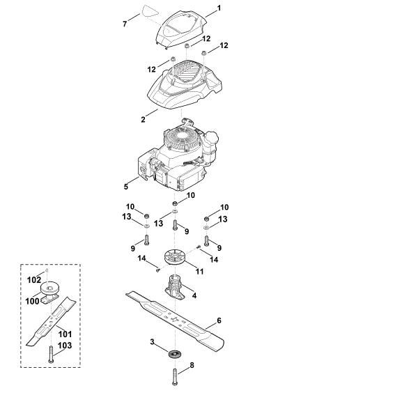 Imagem de D - Motor, lamina MB 253.0 T