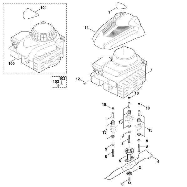 Imagem de D - Motor, lamina MB 3.0 RX