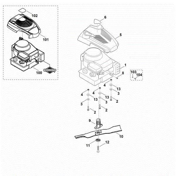 Imagem de D - Motor, lamina MB 443.0