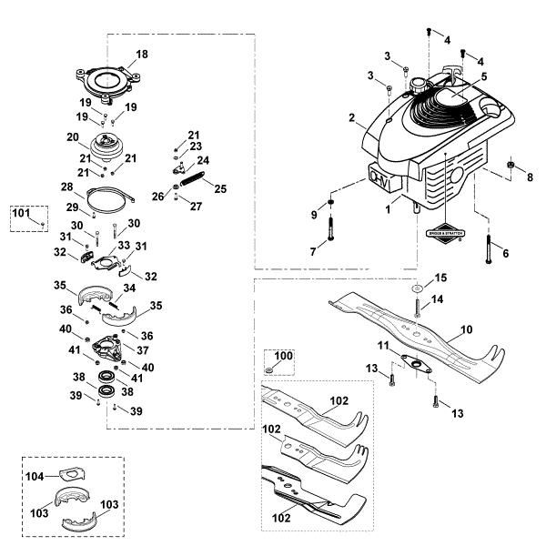 Imagem de E - Motor, lamina MB 505 BS