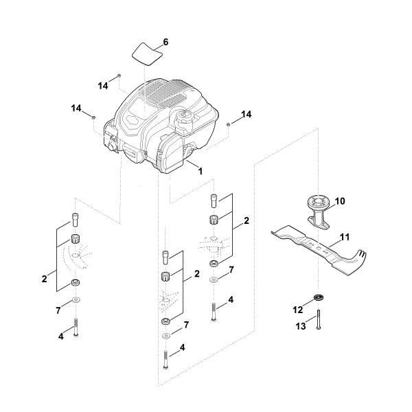 Imagem de F - Motor, lamina MB 545.1 T