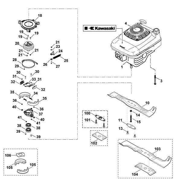 Imagem de E - Motor, lamina MB 555 KS