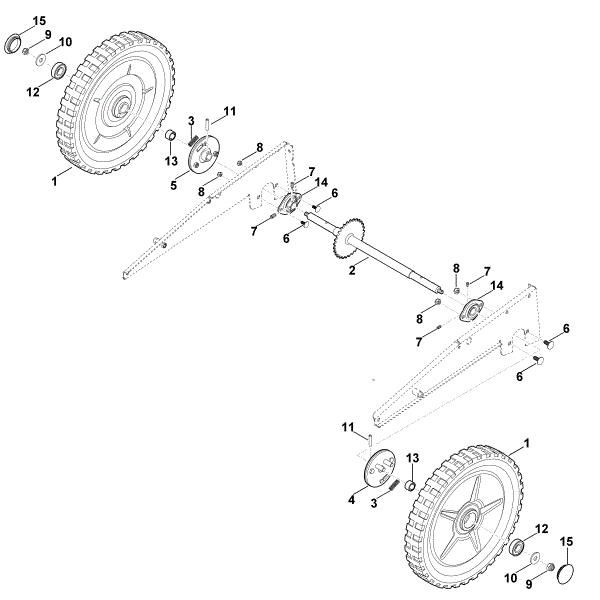 Imagem de F - Rodas traseiras MB 6.1 RV