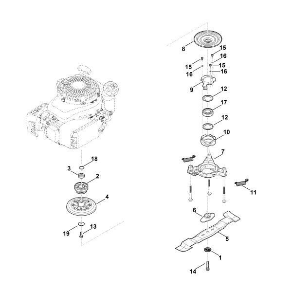 Imagem de G - Lamina, acoplamento da lamina MB 650.3 VS