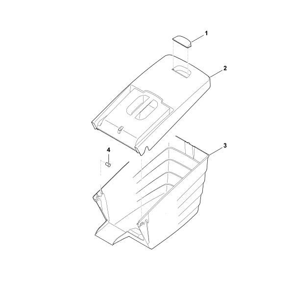 Imagem de I - Cesta de recolha de relva MB 655.0 GK