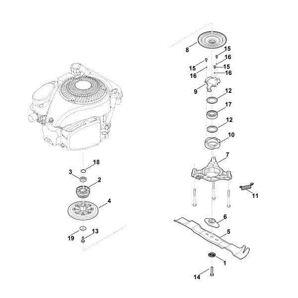 Imagem de G - Lamina, acoplamento da lamina MB 655.3 RS