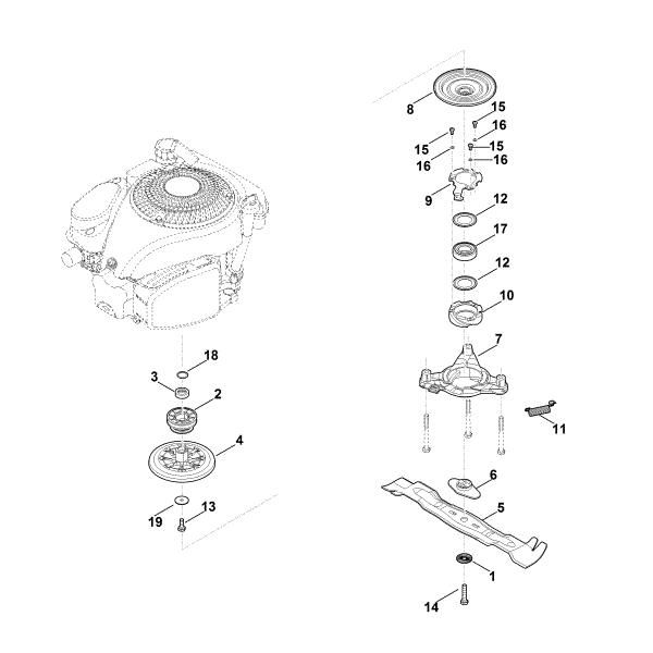 Imagem de G - Lamina, acoplamento da lamina MB 655.3 VS