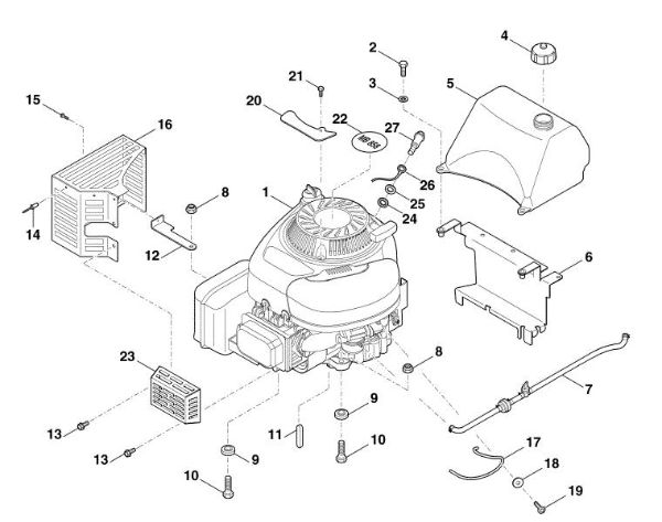 Imagem de G - Motor, depósito MB 858.0