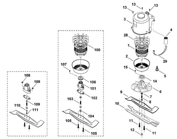 Imagem de D - Motor, lamina ME 450 M
