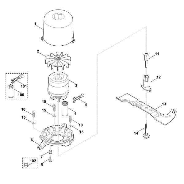 Imagem de D - Motor, lamina ME 545.1