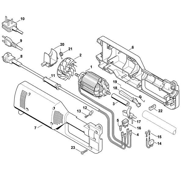 Imagem de A - Motor eléctrico HEL 600 K