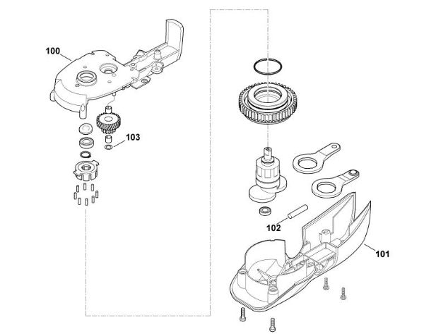 Imagem de B1 - Engrenagem redutora HE 805