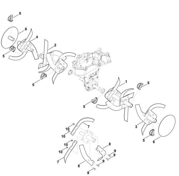 Imagem de F - Conjunto de cavar HB 585.1