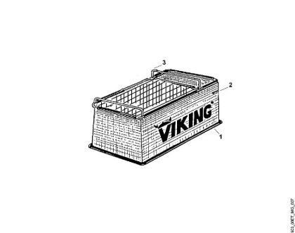 Acessórios HB 60 A - Recipiente para material triturado da marca Viking