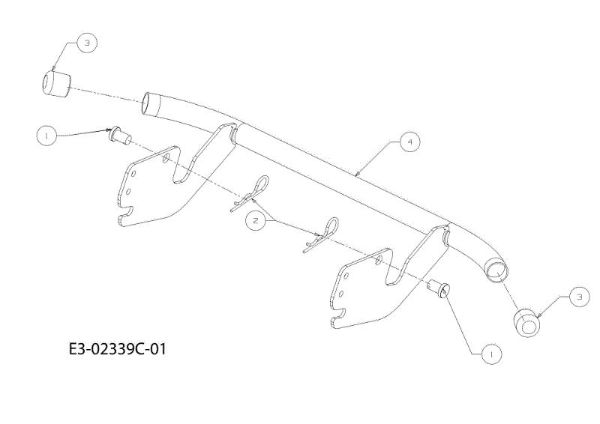 Bumper KROSSER 105/17,5 H Cat. 2010 Garden tractor