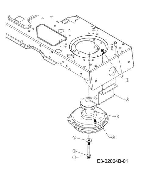 Clutch (Until SN AK239L2XXXX) KROSSER 105/22 H Cat. 2010 Garden tractor