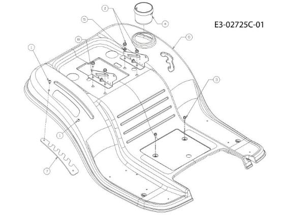 Rear body TORNADO 108/15,5 T Cat.2010 Garden tractor