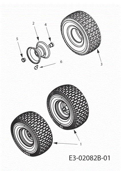 Front wheels KROSSER 80/12,5 T Cat.2010 Garden tractor