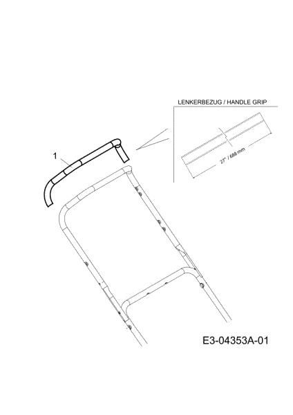Handle guard G 55 VBX 4-IN-1 Cat. 2011 Lawnmower