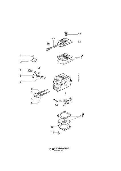 Carburetor SPARTA 440 S (Euro2) Brushcutter