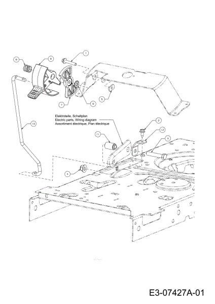 Pedals KROSSER 80/12,5 T Cat.2012 Garden tractor
