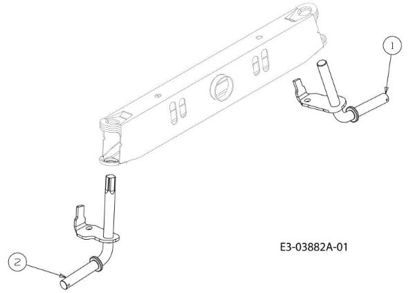 Front axle (2/2) KROSSER 80/12,5 T Cat.2012 Garden tractor