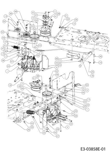 Transmission (1/3) KROSSER 92/15,5 T France Cat.2012 Garden tractor
