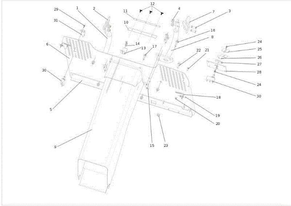 Chute and collector assy OM 106J/16H Cat.2012 Garden tractor