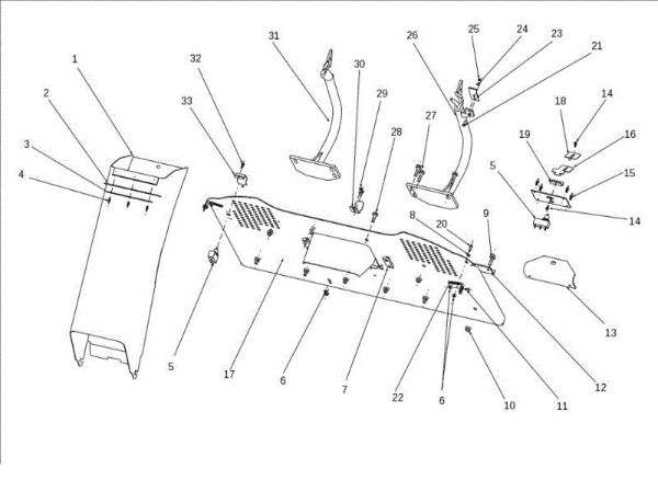 Chute and collector assy OM 106J/24H 4X4 Cat.2012 Garden tractor