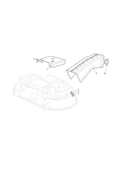 Belt guard (Only for French market) OM 101C/16K M Cat.2012 Garden tractor
