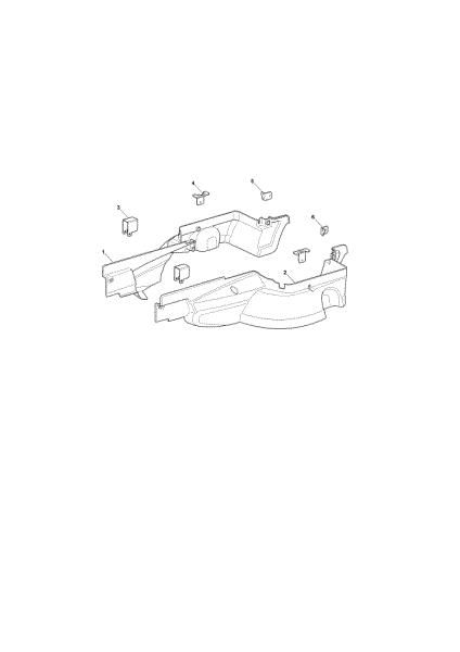Belt guard (Only for French market) OM 102C/18,5H Cat.2012 Garden tractor