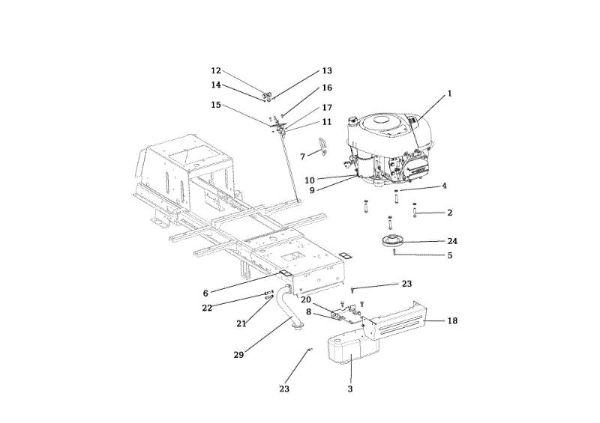 Engine OM 106/16 KH (K1600AVD) Cat. 2017 Garden tractor