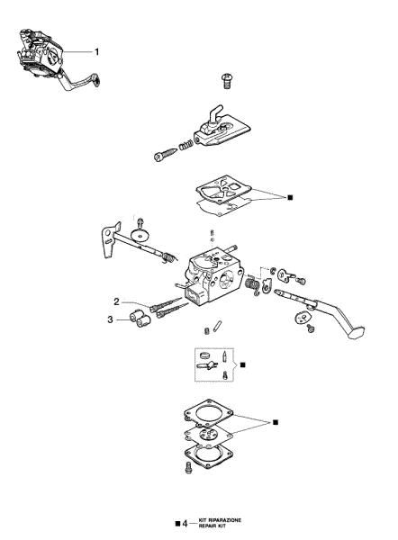 Carburetor BC 241 H Hedgetrimmer