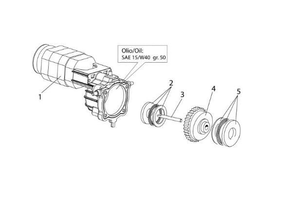 Engine PW 125 C High-pressure washer