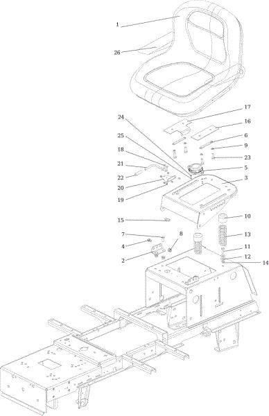 Hood (1/2) OM 124/22 HP Cat. 2019 Garden tractor