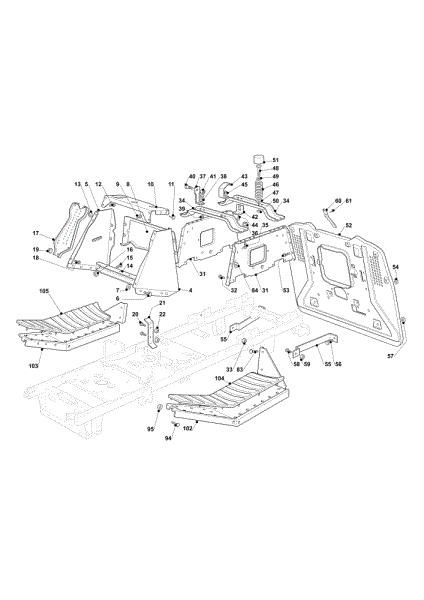 Frame OM 93/16 K Cat. 2019 Garden tractor