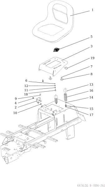 Hood (1/2) OM 92/16KH (K1600AVD) Cat. 2019 Garden tractor