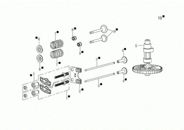 Reed valve kit G 48 PK COMFORT SD (K 605) EURO 5 Lawnmower