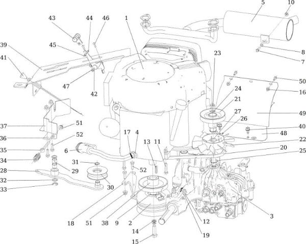 Engine APACHE 92 4x4 EVO Cat.2019 Garden tractor