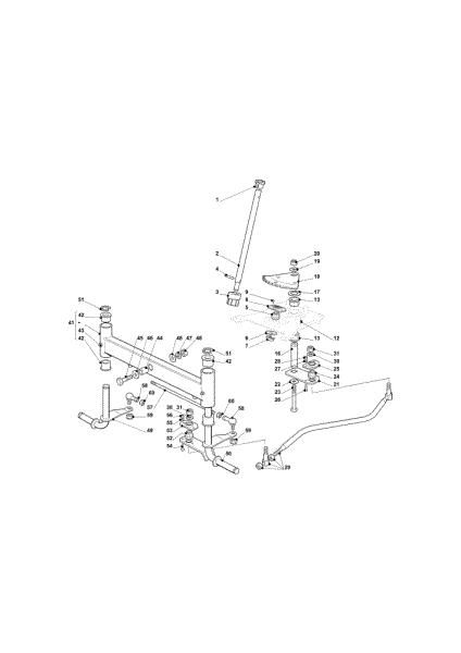 Steering arm OM 93/16,5 Cat. 2020 Garden tractor