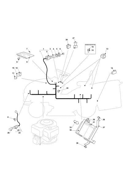 Electrical parts OM 103/21 Cat. 2020 Garden tractor