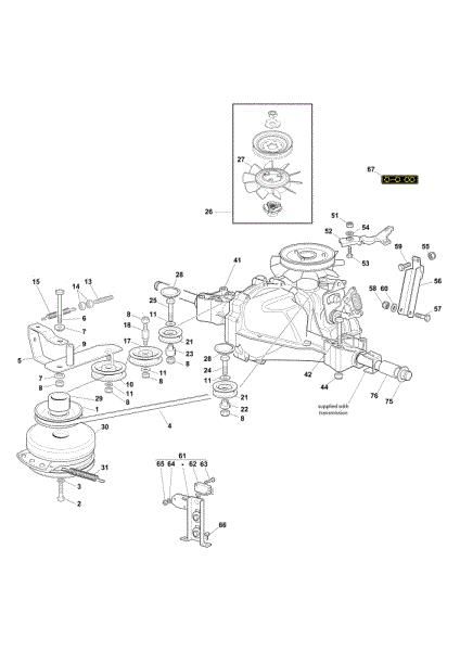 Transmission OM 103/22 V Cat. 2020 Garden tractor