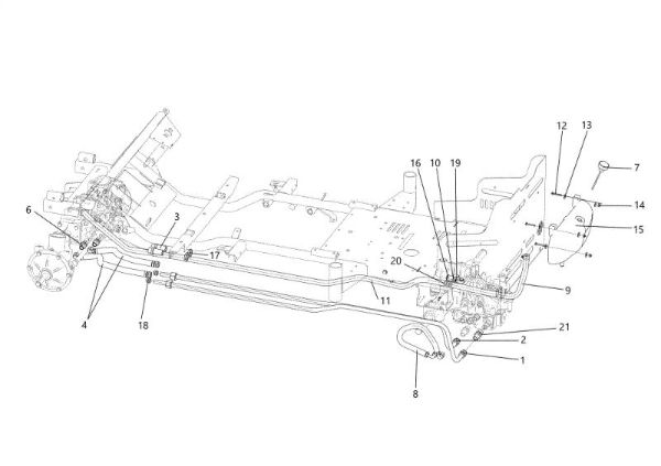 Hydraulic distribution APACHE 92 4x4 EVO Cat.2022 Garden tractor