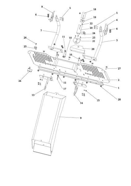 Chute and collector assy OM 106/24 KH (K2400AVD V-Twin - EURO5) Cat. 2022 Garden tractor
