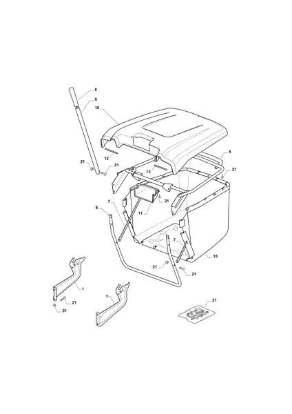 Grassbag GLX 14-84H Garden tractor