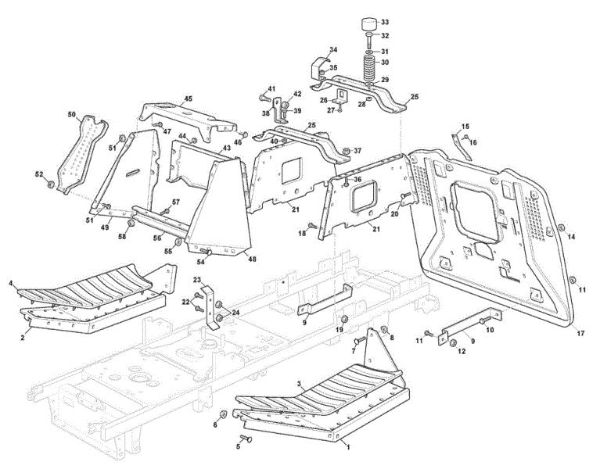 Frame GLX 20-92 H2 Garden tractor