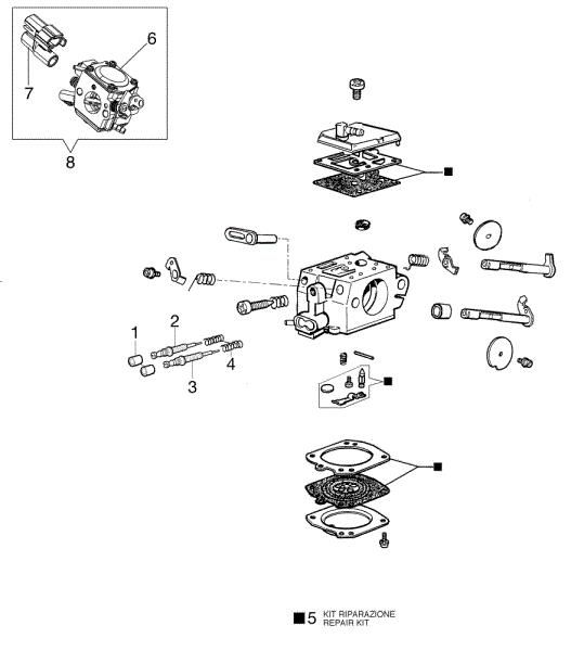 Carburetor HDA-314 947 Chainsaw